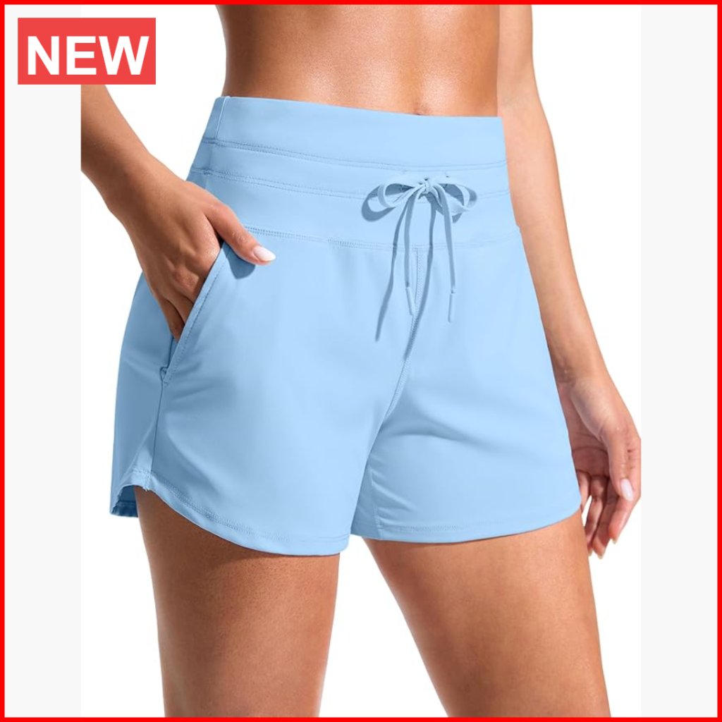 Women's Athletic Running Shorts With Pockets 3.5" Quick Dry High Waisted